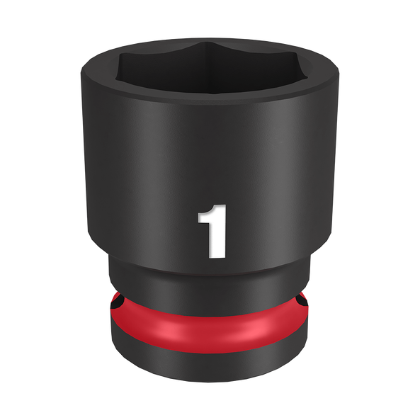 SHOCKWAVE™ 1/2" Drive 1" Standard 6 Point Impact Socket, , hi-res