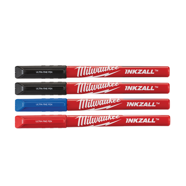 INKZALL™ Coloured Ultra Fine Point Pens (4 Pk)