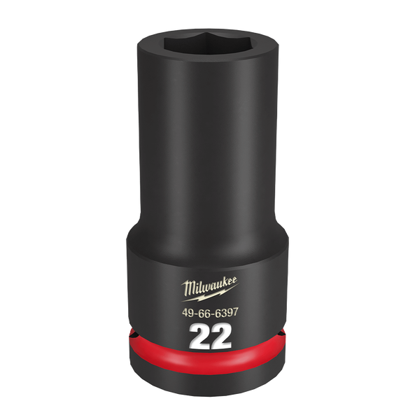 SHOCKWAVE™ 3/4" Drive 22mm Deep 6 Point Impact Socket, , hi-res