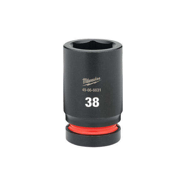 SHOCKWAVE™ 1" Drive 38mm Deep 6 Point Impact Socket, , hi-res