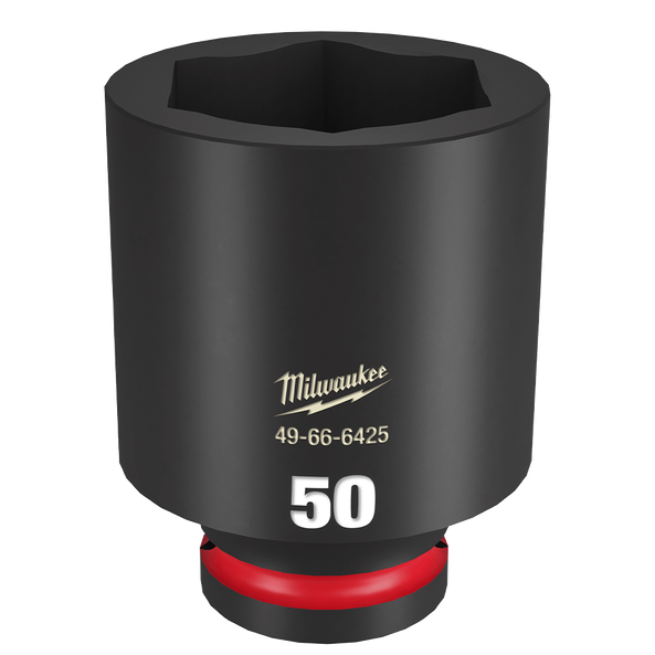 SHOCKWAVE™ 3/4" Drive 50mm Deep 6 Point Impact Socket, , hi-res
