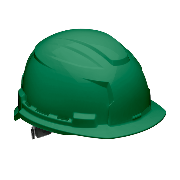 BOLT 100 Green Unvented Hard Hat, Green, hi-res