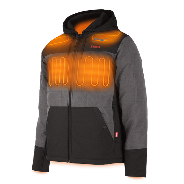 M12 AXIS™ Heated Jacket Grey - S, Grey, hi-res