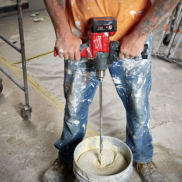 Milwaukee M18 FUEL Mud Mixer w Keyed Chuck M18FPMC 0 Milwaukee