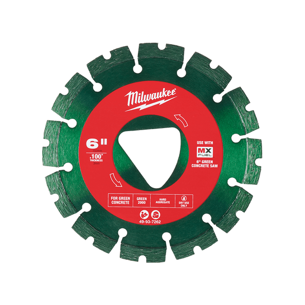 150mm (6") Green Concrete Diamond Blade - Green, , hi-res