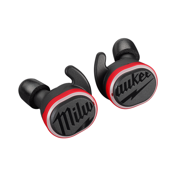 Safety glasses with bluetooth headphones top