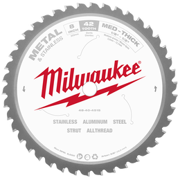 203mm (8") 42T Metal Med-Thick & Stainless Circular Saw Blade with Cermet Carbide Teeth