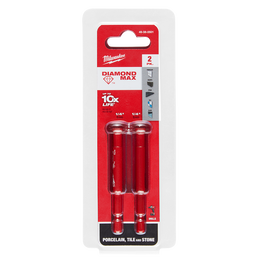 DIAMOND MAX™ 6MM Diamond Grit Hole Saw 2Pk
