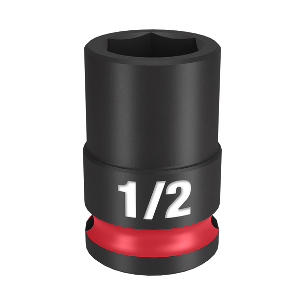 SHOCKWAVE™ 3/8" Drive 1/2" Standard 6 Point Impact Socket, , hi-res