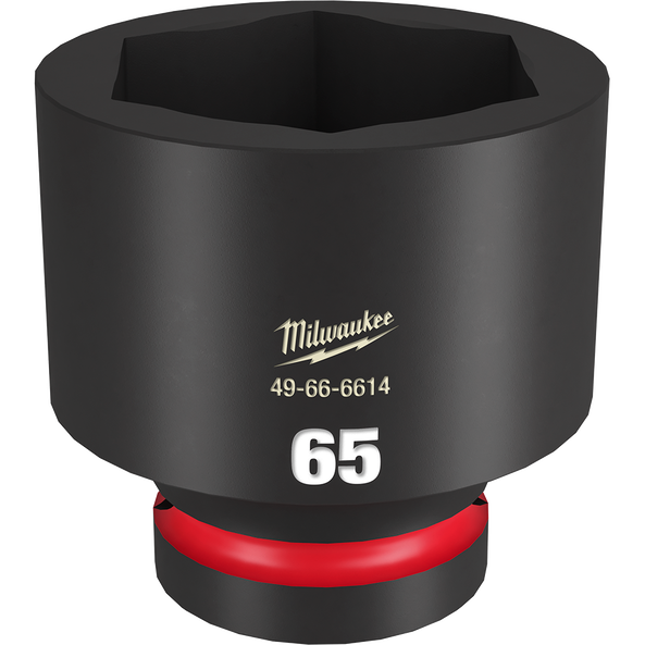 SHOCKWAVE™ 1" Drive 65mm Standard 6 Point Impact Socket, , hi-res