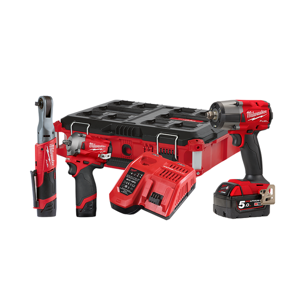 Milwaukee M18 FUEL 3 Piece Power Pack 3N2 M18FPP3N2 523P Milwaukee Tool NZ