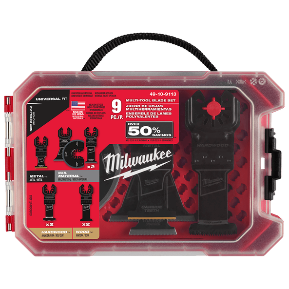 OPEN-LOK™ 9 PC Multi-Tool Blade Set, , hi-res
