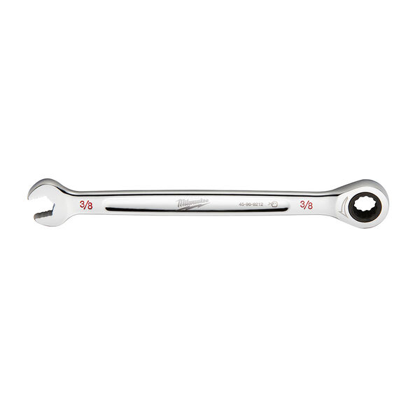 3/8" SAE Ratcheting Combination Wrench, , hi-res