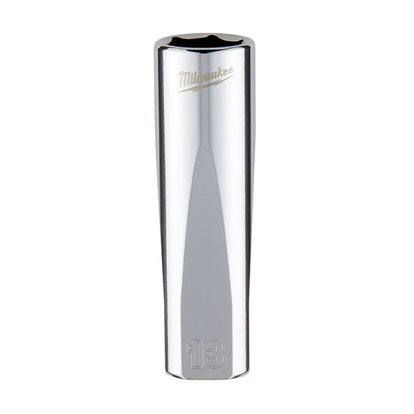 3/8" Drive 13mm Metric 6-Point Deep Socket, , hi-res