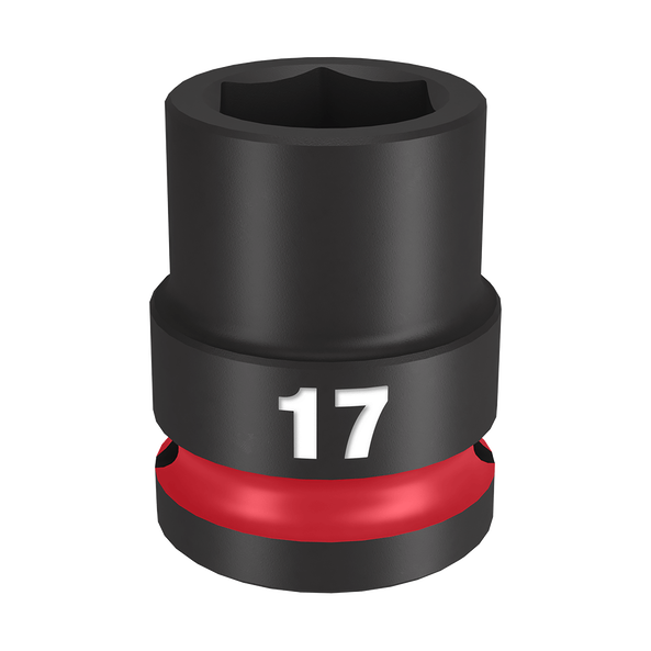 SHOCKWAVE™ 1/2" Drive 17mm Standard 6 Point Impact Socket, , hi-res