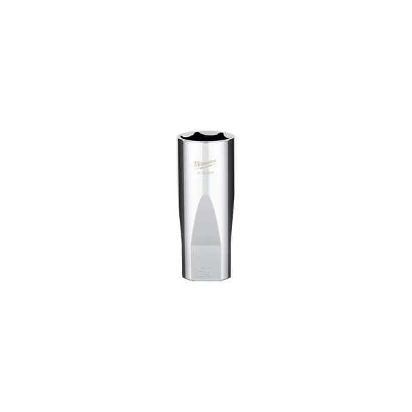 1/2" Drive 24mm Metric Deep 6-Point Socket, , hi-res