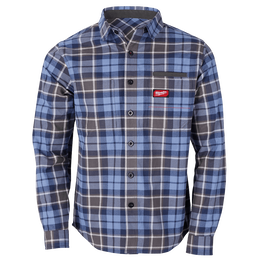 GRIDIRON Flannel Shirt Blue