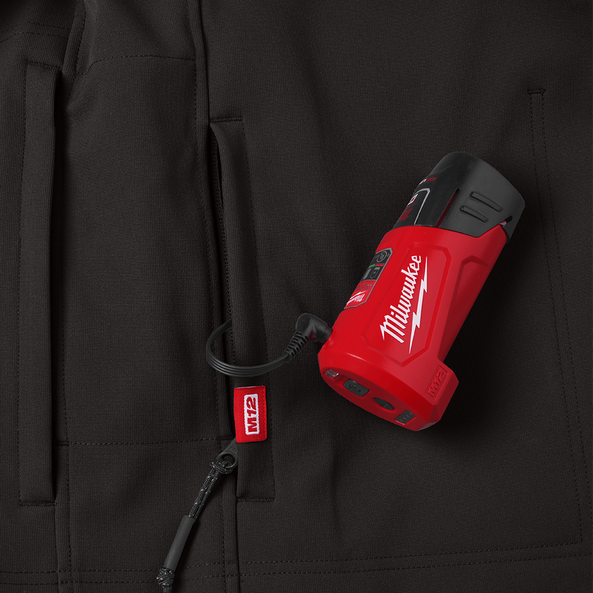 Milwaukee M12 Heated TOUGHSHELL Jacket Black M12THJBLACK0