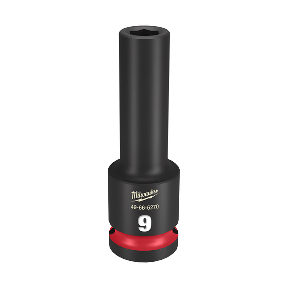 SHOCKWAVE™ 1/2" Drive 9mm Deep 6 Point Impact Socket, , hi-res