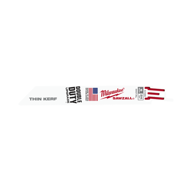 150mm 24 TPI Thin Kerf SAWZALL™ Blades (5 Pk)