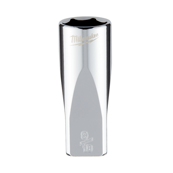 1/4" Drive 9/16" SAE 6-Point Deep Socket, , hi-res