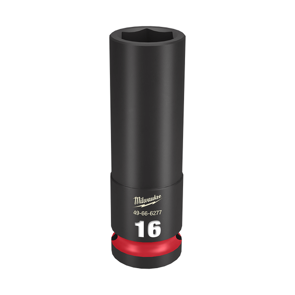 SHOCKWAVE™ 1/2" Drive 16mm Deep 6 Point Impact Socket, , hi-res