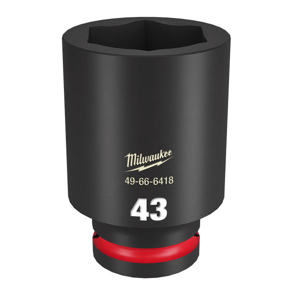 SHOCKWAVE™ 3/4" Drive 43mm Deep 6 Point Impact Socket, , hi-res