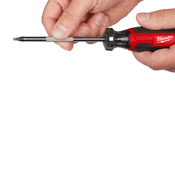 USA Made Cushion Grip Square #2 x 101mm Screwdriver, , hi-res