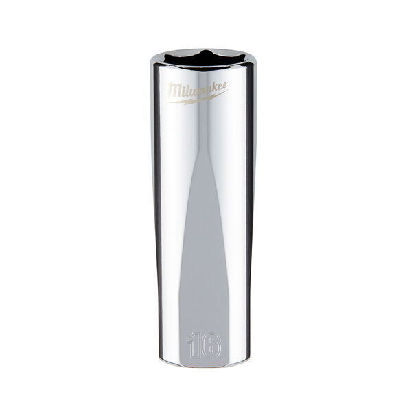 3/8" Drive 16mm Metric 6-Point Deep Socket, , hi-res
