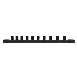 3/8" Drive 10 Piece Deep Metric Socket Set with Storage Rail