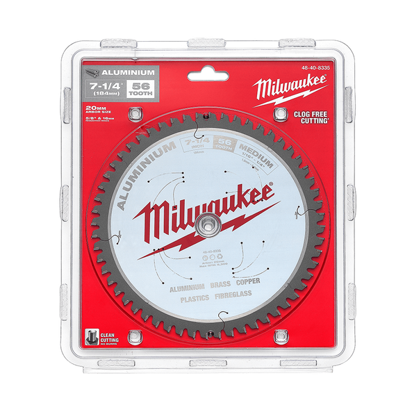 184mm (7-1/4") 56T Aluminium Circular Saw Blade, , hi-res