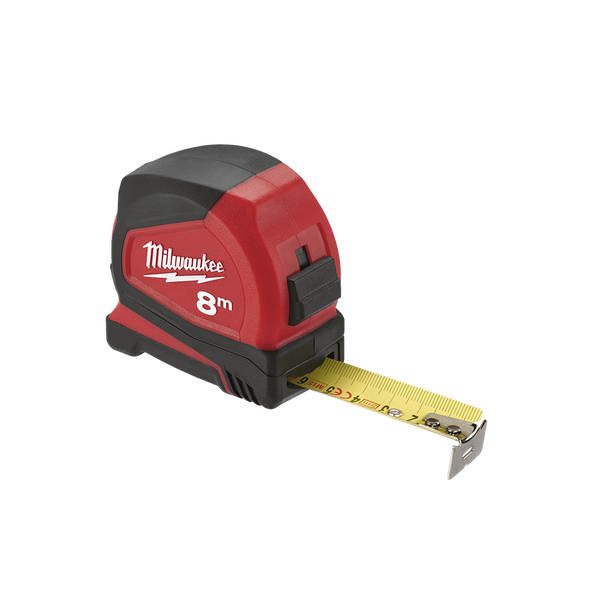 Milwaukee 8m Compact Tape Measure 48226708 Milwaukee Tool NZ