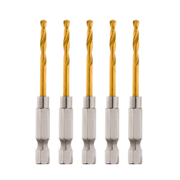 SHOCKWAVE™ Red Helix Titanium Drill Bit 3mm 5 Pack