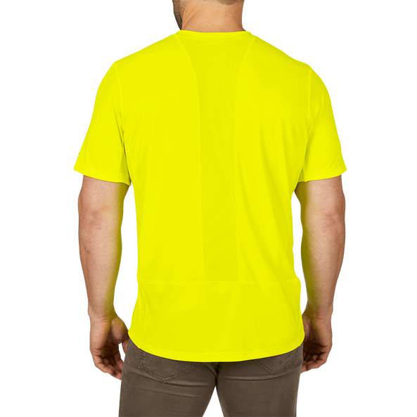 WORKSKIN Light Shirt Short Sleeve Yellow - S, Yellow, hi-res