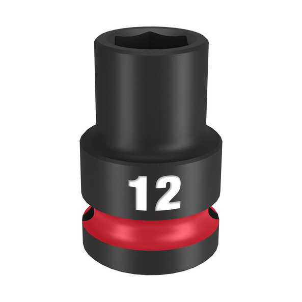 SHOCKWAVE™ 1/2" Drive 12mm Standard 6 Point Impact Socket, , hi-res