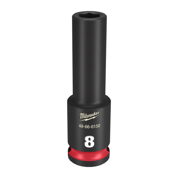 SHOCKWAVE™ 3/8" Drive 8mm Deep 6 Point Impact Socket, , hi-res