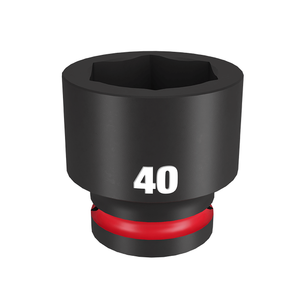 SHOCKWAVE™ 3/4" Drive 40mm Standard 6 Point Impact Socket, , hi-res