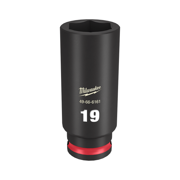 SHOCKWAVE™ 3/8" Drive 19mm Deep 6 Point Impact Socket, , hi-res