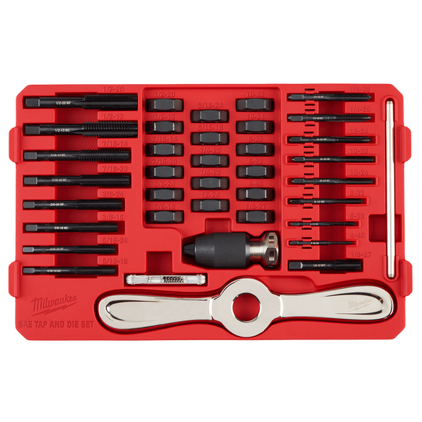 SAE Tap and Die 38PC PACKOUT™ Set - High Carbon Steel, , hi-res