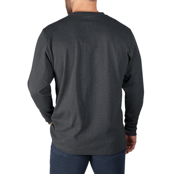 Heavy Duty Pocket Tee Long Sleeve Grey - S, Grey, hi-res