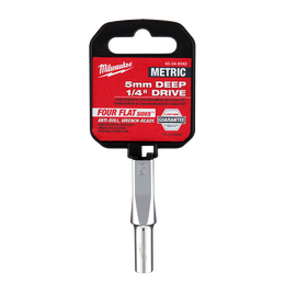 1/4" Drive 5mm Metric 6-Point Deep Socket