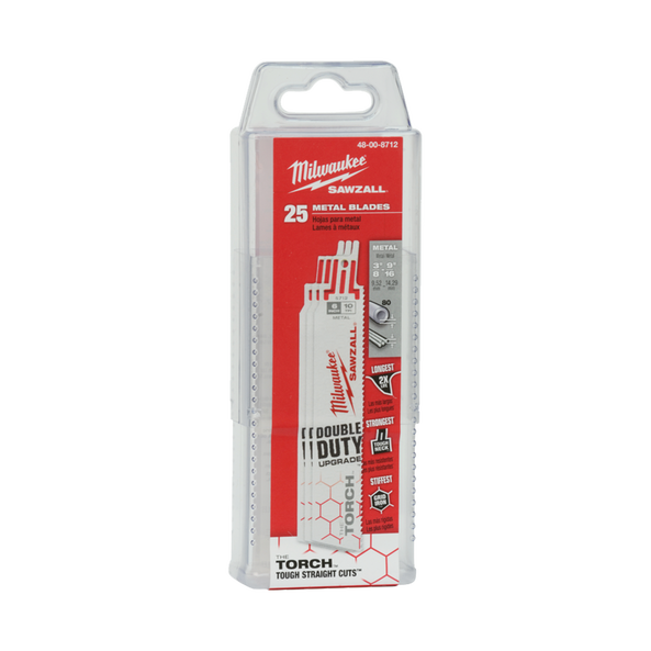 150mm 10 TPI  The Torch™ SAWZALL™ Blades (25 Pk)