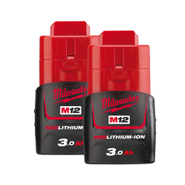 M12™ REDLITHIUM™ 3.0Ah Battery Twin Pack