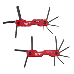 17PC Metric/SAE Folding Hex Key Set