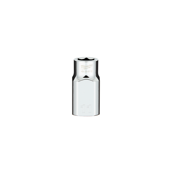1/2" Drive 11mm Metric 6-Point Socket, , hi-res