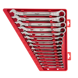 15pc Ratcheting Combination Wrench Set – SAE