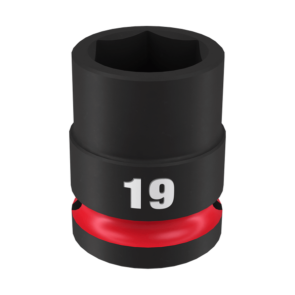 SHOCKWAVE™ 1/2" Drive 19mm Standard 6 Point Impact Socket, , hi-res
