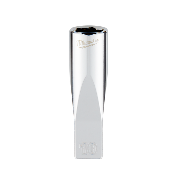 1/4" Drive 10mm Metric 6-Point Deep Socket, , hi-res