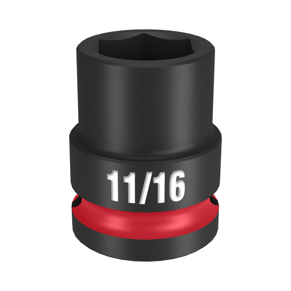 SHOCKWAVE™ 1/2" Drive 11/16" Standard 6 Point Impact Socket, , hi-res