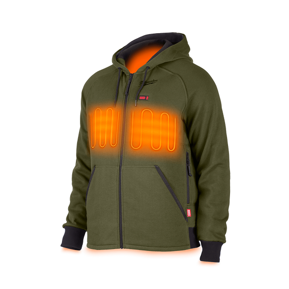 M12™ Heated Hoodie Green - S, Green, hi-res